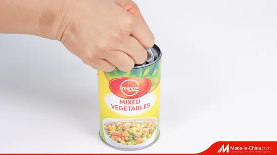 Verdure miste in scatola di alimenti naturali cinesi con etichetta privata